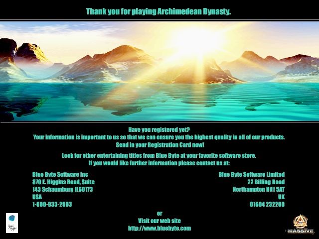 Archimedean Dynasty - DOS