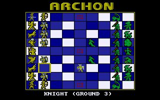 Archon: The Light and the Dark Amiga screenshot