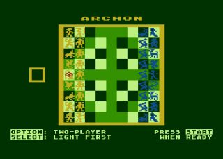 Archon: The Light and the Dark Atari 8-bit screenshot