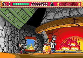 Asterix and the Power of the Gods Genesis screenshot