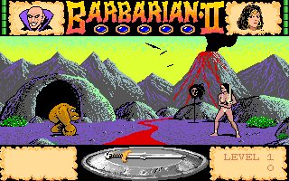 Barbarian II: The Dungeon of Drax Amiga screenshot