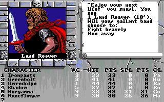 Bard's Tale III: Thief of Fate Amiga screenshot