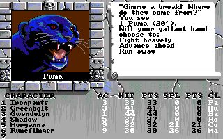 Bards Tale III: Thief of Fate - Amiga