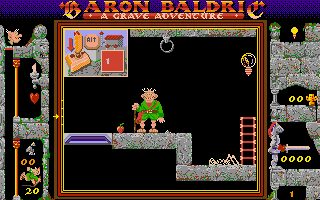 Baron Baldric: A Grave Adventure DOS screenshot