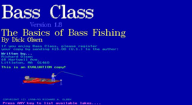 Bass Class - DOS