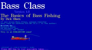 Bass Class DOS screenshot