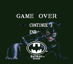 Batman Returns SNES SNES screenshot