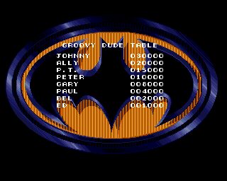Batman Returns Amiga screenshot