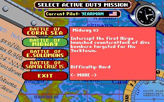 Battlehawks 1942 Amiga screenshot