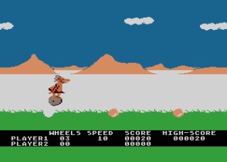 BC's Quest for Tires Atari 8-bit screenshot