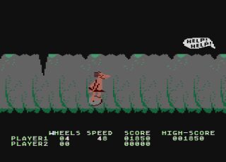 BC's Quest for Tires Atari 8-bit screenshot
