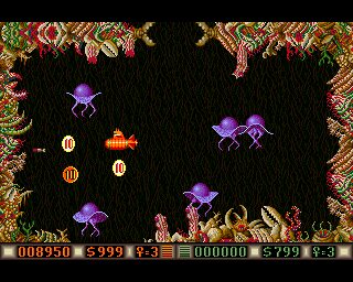 Blood Money Amiga screenshot