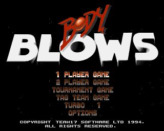 Body Blows Amiga screenshot