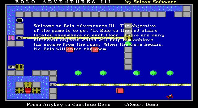 Bolo Adventures III - DOS