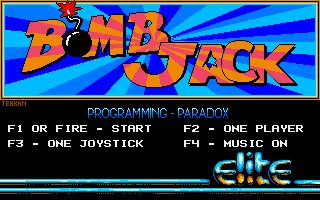 Bomb Jack Amiga screenshot