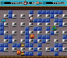 Bomberman PC Engine screenshot
