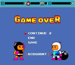 Bomberman PC Engine screenshot