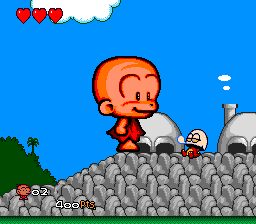 Bonk 3: Bonk's Big Adventure PC Engine screenshot
