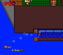 Bonk 3: Bonk's Big Adventure PC Engine screenshot