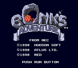 B.C. Kid PC Engine screenshot