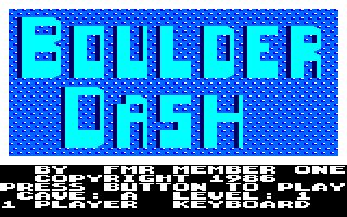 Boulder Dash Amstrad CPC screenshot
