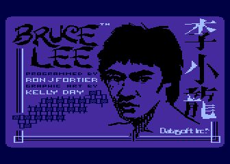 Bruce Lee - Atari 8-bit