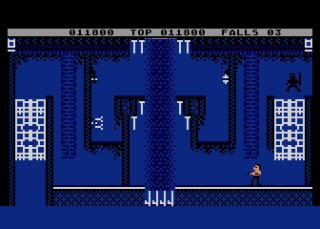 Bruce Lee Atari 8-bit screenshot