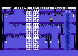 Bruce Lee Atari 8-bit screenshot