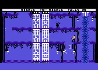 Bruce Lee Atari 8-bit screenshot