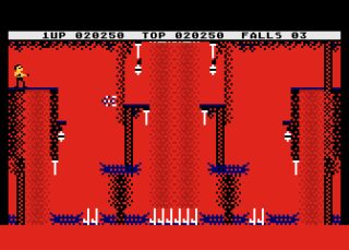 Bruce Lee Atari 8-bit screenshot