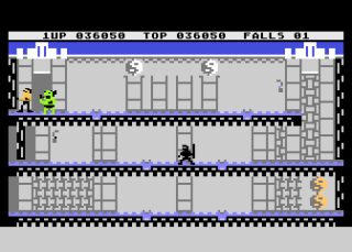 Bruce Lee Atari 8-bit screenshot