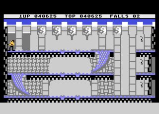 Bruce Lee Atari 8-bit screenshot
