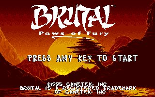 Brutal: Paws of Fury - Amiga