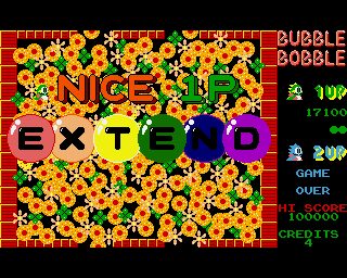 Bubble Bobble Amiga screenshot