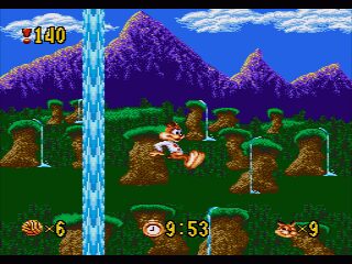 Bubsy in: Claws Encounters of the Furred Kind Genesis screenshot