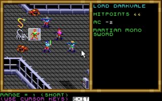 Buck Rogers: Countdown to Doomsday DOS screenshot