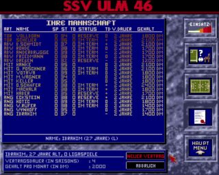 The Manager Amiga screenshot