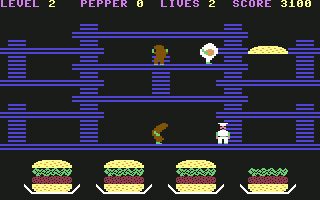BurgerTime - Commodore 64