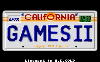 California Games II Amiga screenshot