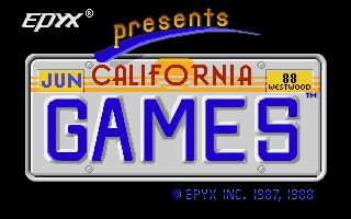 California Games Amiga screenshot