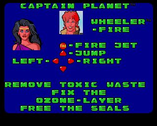 Captain Planet and the Planeteers Amiga screenshot