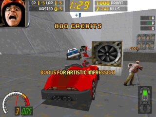 Carmageddon DOS screenshot