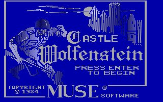 Castle Wolfenstein DOS screenshot