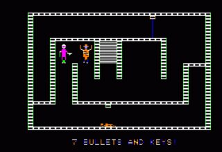Castle Wolfenstein Apple II screenshot