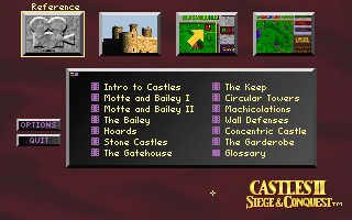 Castles II: Siege & Conquest DOS screenshot