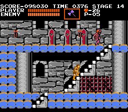 Castlevania NES screenshot