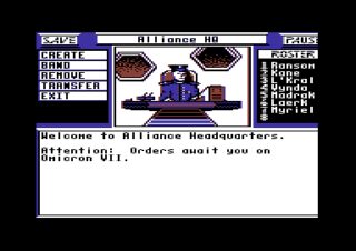 Centauri Alliance Commodore 64 screenshot