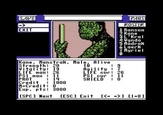 Centauri Alliance Commodore 64 screenshot