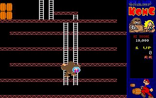Champ Kong DOS screenshot