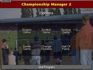 Championship Manager 96/97 DOS screenshot